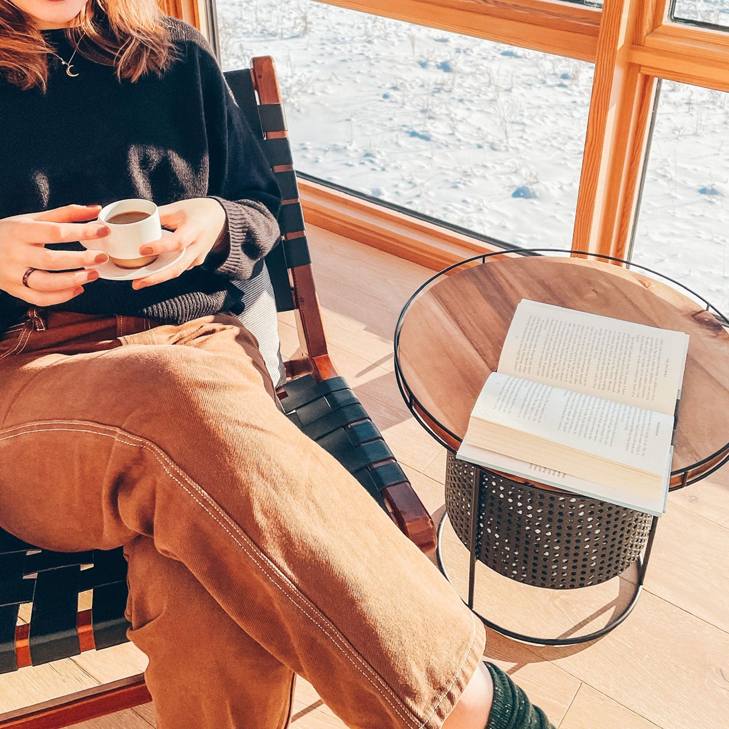 MORA CERAMICS Kitchen & Dining Espresso Cups with Saucers Set of 4 - 3oz - Vanilla White