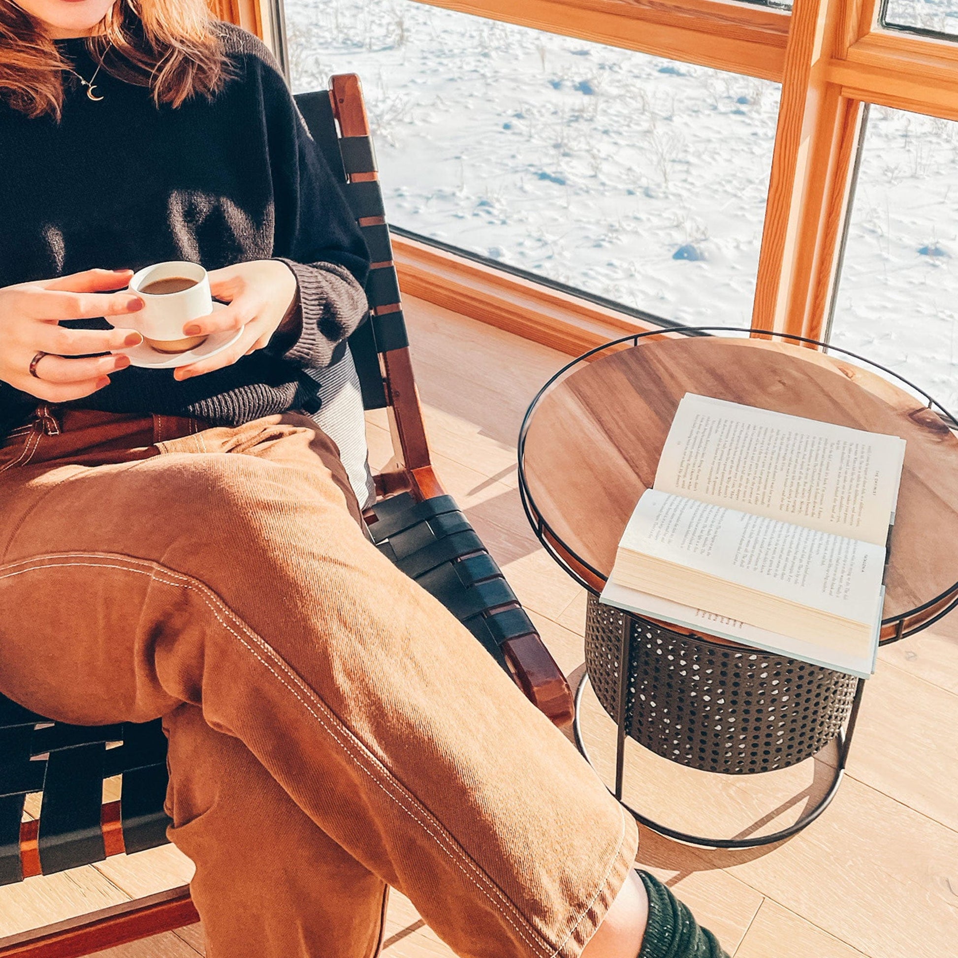 MORA CERAMICS Kitchen & Dining Espresso Cups with Saucers Set of 4 - 3oz - Vanilla White