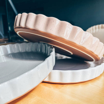 MORA CERAMICS Kitchen & Dining Tart Pan - 10in - Chai