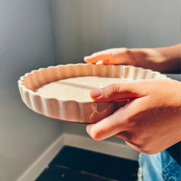 MORA CERAMICS Kitchen & Dining Tart Pan - 10in - Chai