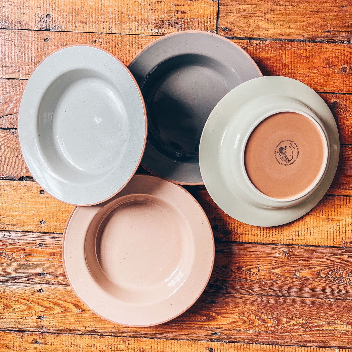 MORA CERAMICS Kitchen & Dining Soup Bowls - Wide-Rimmed - 25oz - Assorted Neutrals