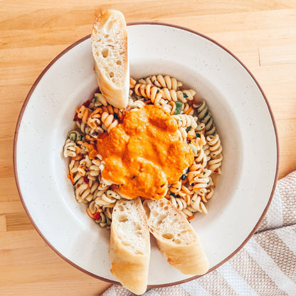 MORA CERAMICS Kitchen & Dining Soup Bowls - Wide-Rimmed - 25oz - Vanilla White