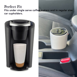 Double Walled Ceramic Travel Mug with Lid - Nightwaves - 14oz