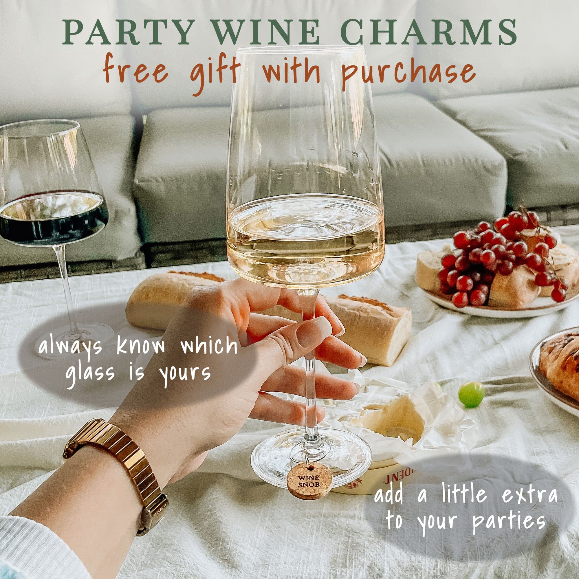 Wine Glasses - Set of 4 - 15oz - Candi
