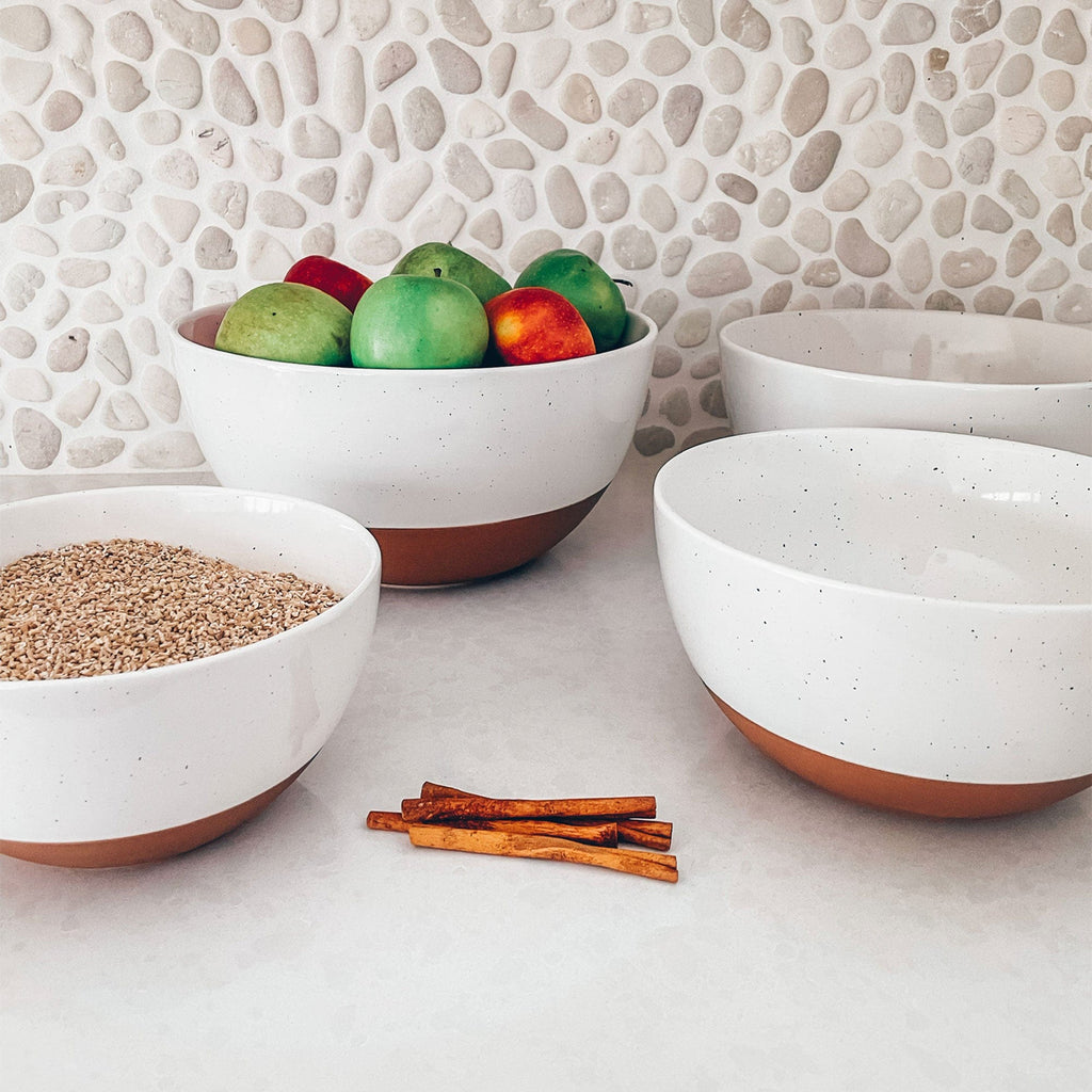 Small Mixing Bowls Set of 2 - 2.5 & 1.6 Qt - Earl Grey – MORA CERAMICS