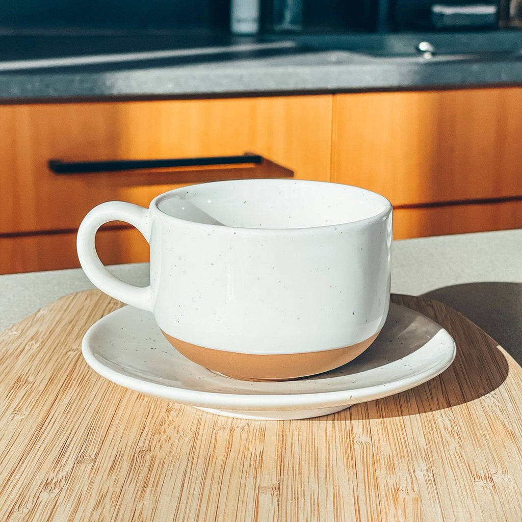 MIWARE 7 Ounce Porcelain Cappuccino Cups with Saucers - Set of 4, Perfect  for Specialty Coffee Drink…See more MIWARE 7 Ounce Porcelain Cappuccino  Cups